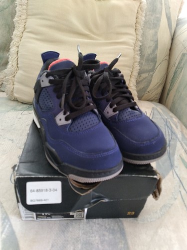 Nike Air Jordan 4 IV Retro Winterized Loyal Blue BQ7669-401 Kids Size 11C | eBay