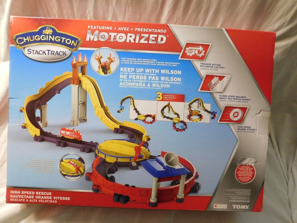 TOMY Chuggington Stack Track Motorized Rescue Fire Arch Wilson | eBay