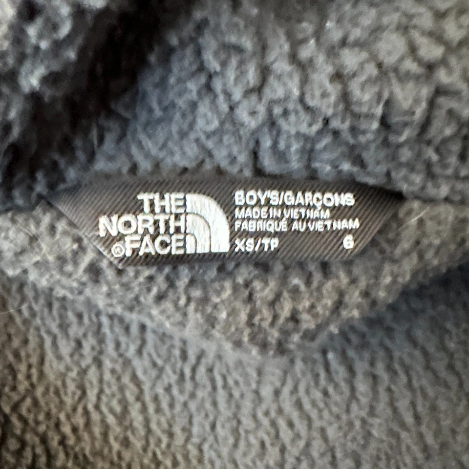 Chaqueta DryVent The North Face negra y naranja polar con capucha cremallera completa - XS / 6 Foto 4 de 4