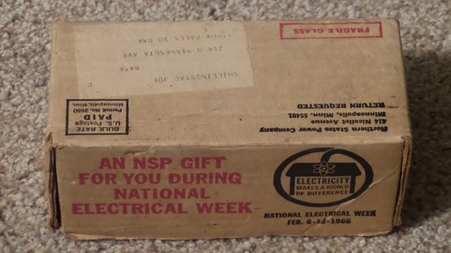 Vintage Reddy Kilowatt Advertising Light Bulb with NSP Box & Bulb Included Works - Picture 2 of 6