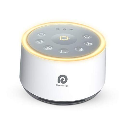 D1 Sound Machine Baby - White Noise Machine for Baby with Night Classic White-image