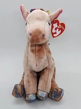 Ty Beanie Baby Chinese Zodiac Series HORSE RARE Shimmer EARS PRISTINE