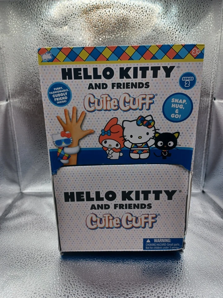 Sanrio Box of 12 Pieces Hello Kitty Friends Cutie Cuff Series 2 Plush Slap Band - Image 2 of 4