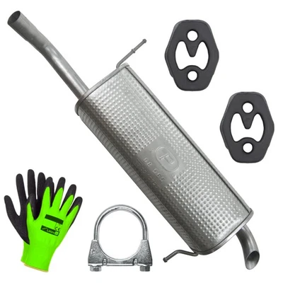 POLMOSTRÓW , POLMO , POLMOSTROW Auspuff Endtopf Endschaldämpfer für Ford Fiesta 6 VI MK6 1.25 1.4 (2008-11/2012)