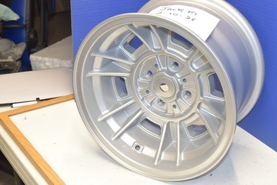 Pair New Porsche  Fiat Maxilite CD66 Style Silver Wheel - 8x13 inch