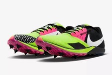 Nike Rival XC 6 Cross-Country Spikes DX7999-700 Volt Hyper Pink Men's Size 10.5