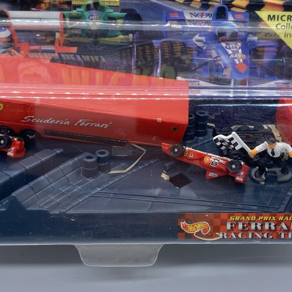 Hot Wheels 1999 Planet Micro Grand Prix Racers Ferrari Racing Team Sealed Read - Image 3 of 4