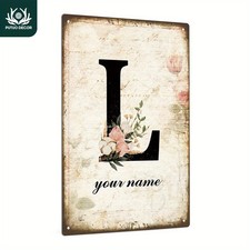 Custom by Putuo Capital Letter L Along Tin Metal Signs Home D cor 8x12