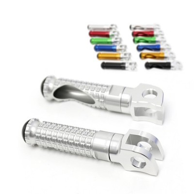 Silver M-PRO Alu. Front Footpegs For Triumph Trident 660 21 22 23