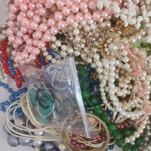 Vtg Costume Jewelry Broken Repair Repurpose Crafting Lot 5 Lbs Pounds Estate