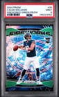 2024 PANINI PRIZM FIREWORKS GREEN PRIZM #25 CALEB WILLIAMS ROOKIE RC PSA 9