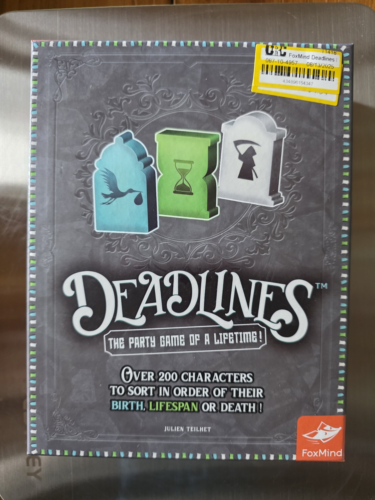 Foxmind Deadlines Party Game New Sealed
