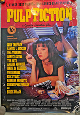 Pulp Fiction Poster 1994 Quentin Tarantino Uma Thurman John Travolta Movie Poste