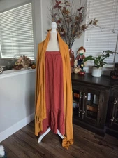 NWOT Bleusalt Tumeric 3 Yard Wrap