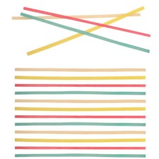 80 Pcs Handwoven Bamboo Strips Furniture Making Supplies Weaving Materials