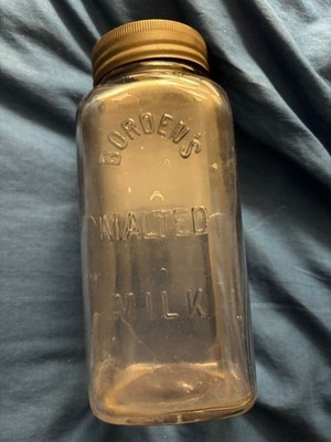 Borden s Malted Milk Bottle with  Original Cap