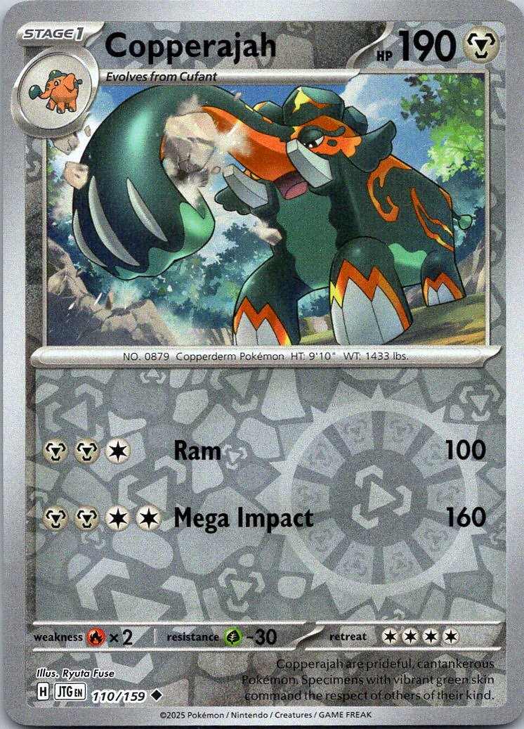 Copperajah Reverse Holo Uncommon SV09: Journey Together - 110/159 NM