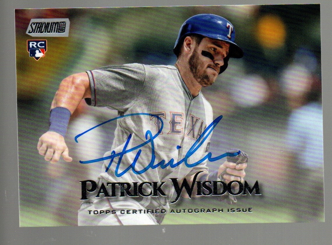 Patrick Wisdom #SCA-PW 2019 Stadium Club Baseball Autographs