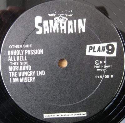 洋楽 Samhain - Unholy Passion (Plan 9) 12\