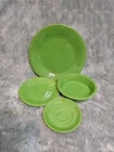 Fiestaware By Homer Laughlin Shamrock Green 4pc. Setting EUC