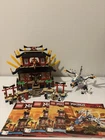 LEGO Ninjago Fire Temple 2507 & Ice Dragon Attack 2260 w/ Instructions Retired