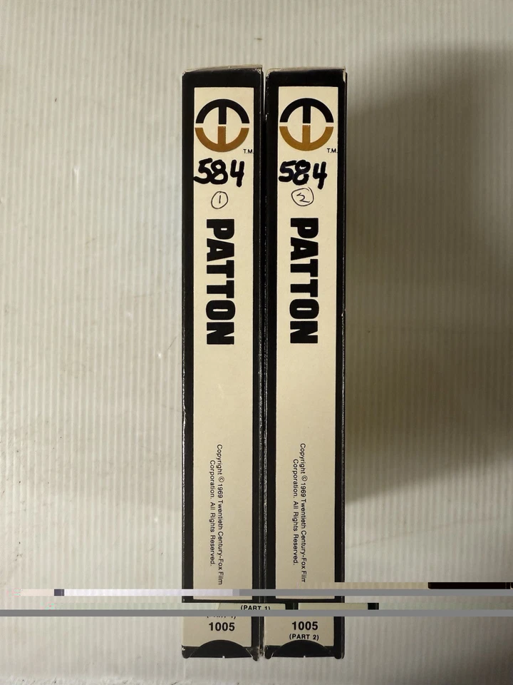 Patton VHS Magnetic Video Corporation Part 1 & Part 2 - Image 3 of 4