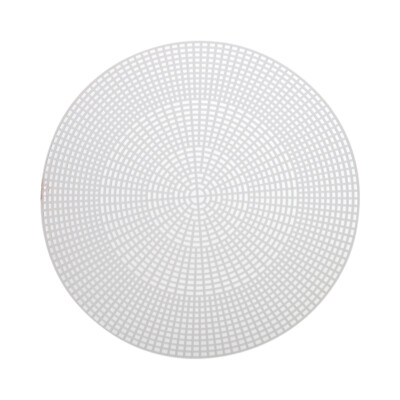 Kunststoff Netz Leinwand Folie 28 cm/11'' weiß runde leere Leinwand