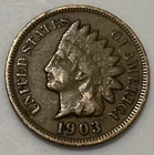 1903 Indian Head Cent Exact Coin Imaged #IND32