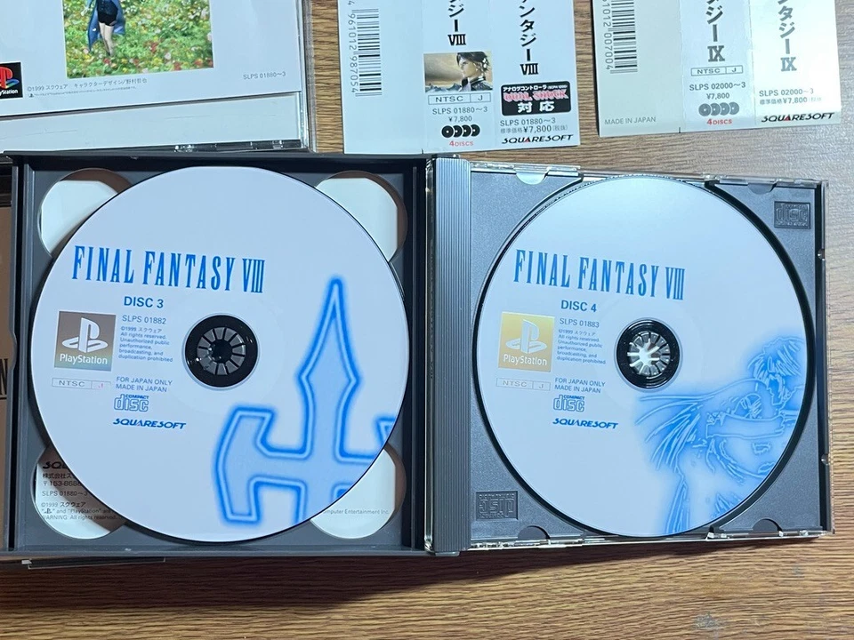 SONY PLAYSTATION  PS  JAPAN FINAL FANTASY 7 8 9 Ⅶ Ⅷ Ⅸ - Image 3 of 4