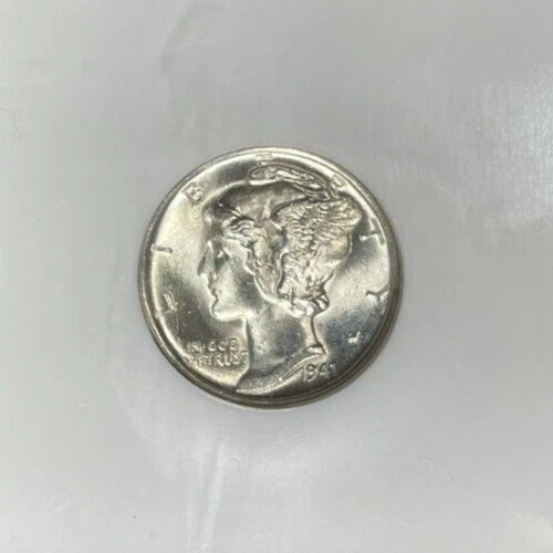 1941 MERCURY SILVER DIME - NGC MS 66 ~BEAUTIFUL COIN~ REF#09-036