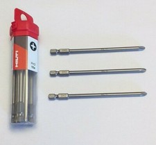 3 ORIGINAL, For HILTI PH2 BITS FOR SMD 57 MAGAZINE AND SCREWGUN 1st Class Post