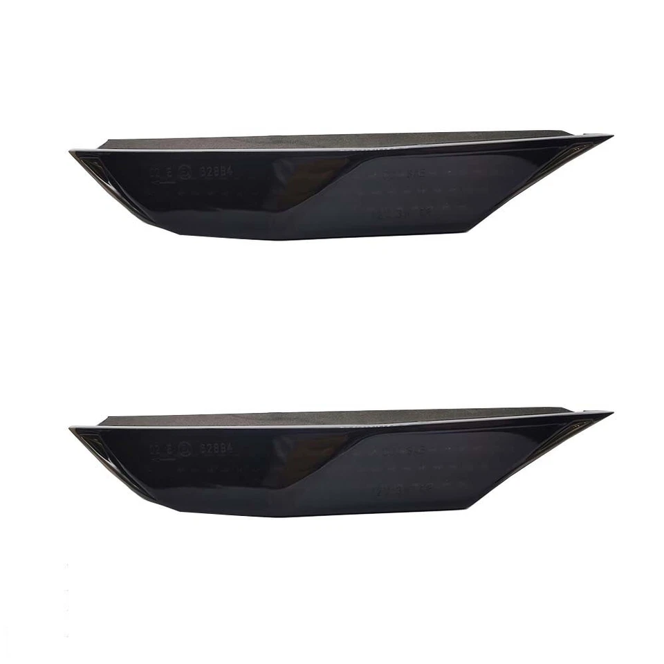 Smoked Tinted Amber LED Side Marker Lights Lamps For 2008-2022 Nissan GTR R35 Foto 4 de 4