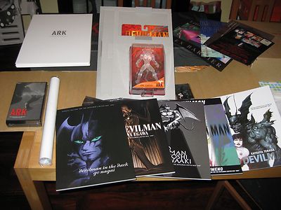 デビルマン　LIMITED BOX ARK USED Japanese Anime ARK DEVILMAN LIMITED BOX Manga Figure F/S