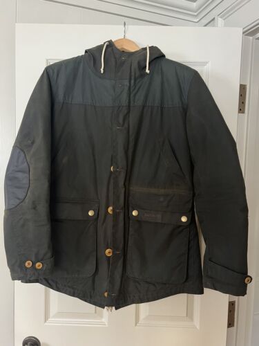 Barbour Game Waxed Cotton Parka Olive