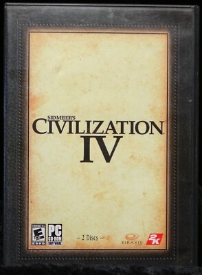 Sid Meier's Civilization IV Chronicles (PC, 2006) 2 Disc and Case