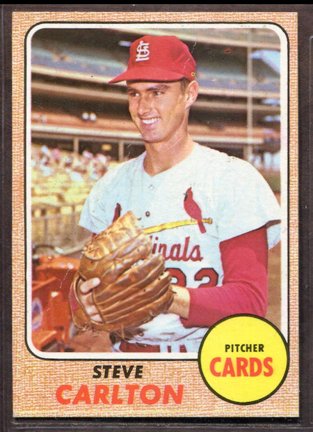 1968 Topps Set-Break #408 Steve Carlton VG-VGEX (crease) *JAYSACE*
