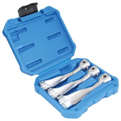 Diesel Einspritzleitung Schlüssel 3-tlg. 14 / 17 / 19mm Hydraulik Nuss Werkzeug