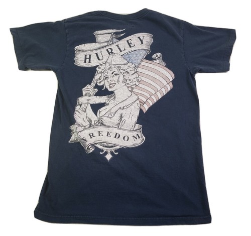 Hurley Mens T Shirt Sz Small Classic 