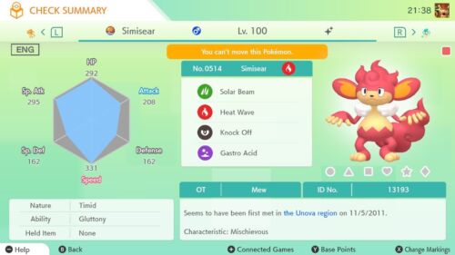 Shiny Spinda Furfrou Patrat Sonstige* "Home Locked" für Pokemon Home - Bild 10 von 13