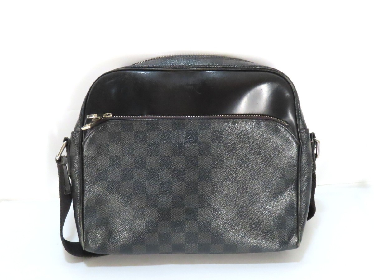LOUIS VUITTON Damier Graphite Dayton PM Shoulder Bag N41409