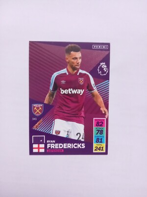 Trading Karte Ryan Fredericks West Ham United NEU 