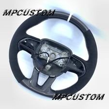 Fit For Dodge Challenger Srt Charger Hellcat 2015-21 Carbon Fiber Steering Wheel
