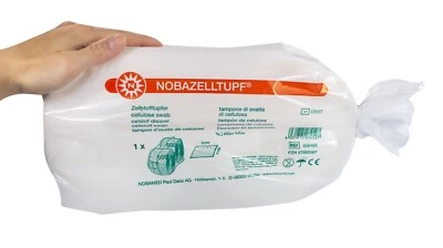 Noba Nobazelltupf Zellstofftupfer unsteril 4 x 5 cm (2 Rollen = 1000 Stück)