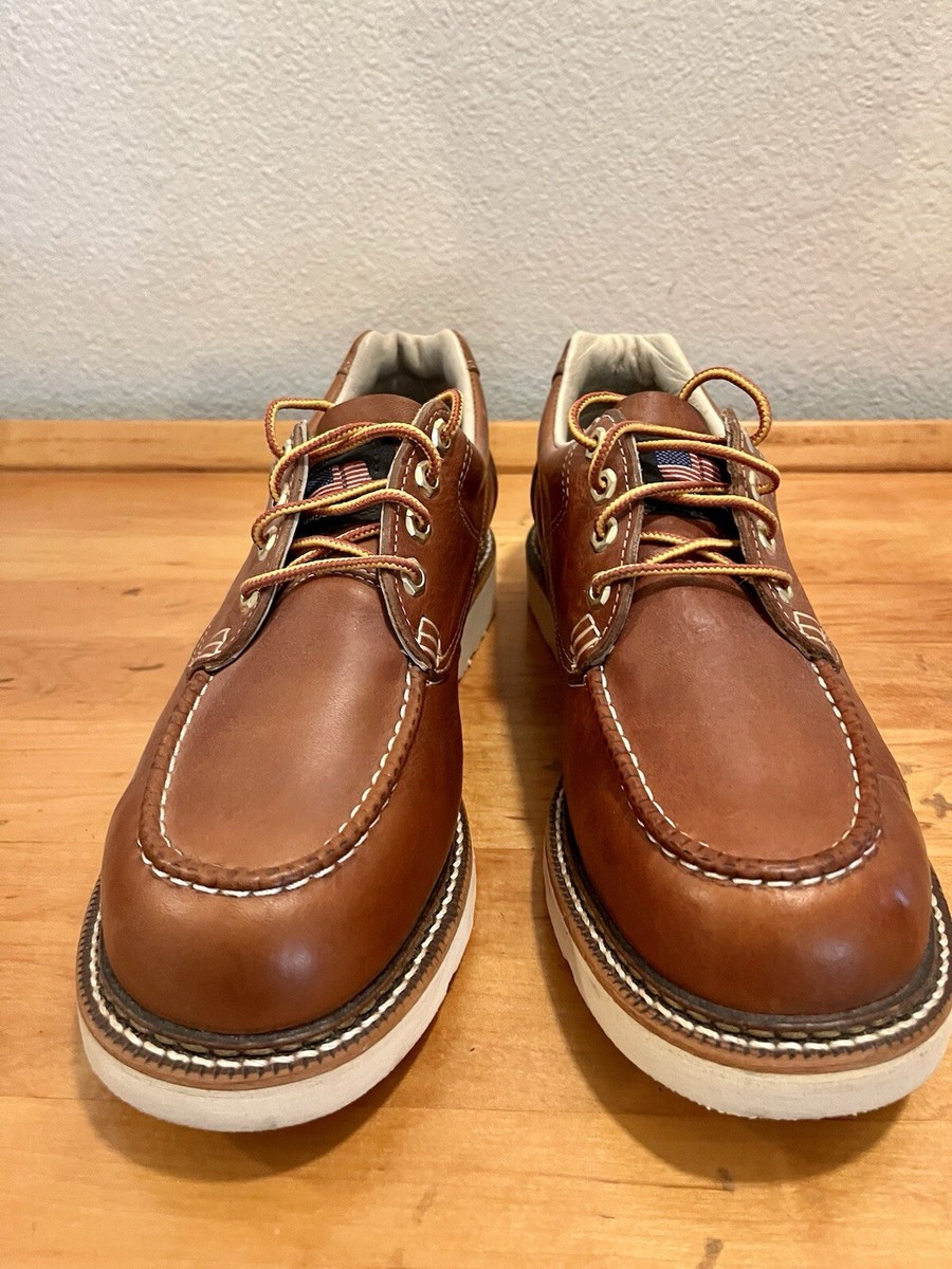 Duluth Trading Moc Toe Oxfords USA Size 10 Wide New Red Wing Duluth Trading Moc Toe Oxfords USA Size 10 Wide New Red Wing