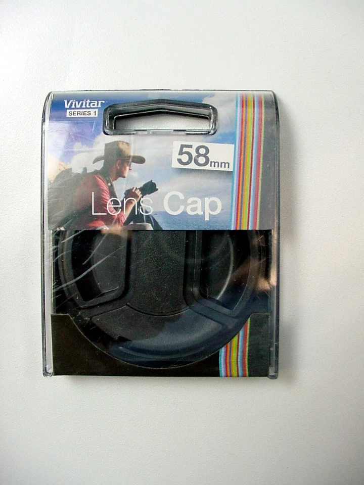 58mm Snap-on Lens Cap | Vivitar | Classic |  New | NOS | $7 | - Image 3 of 3