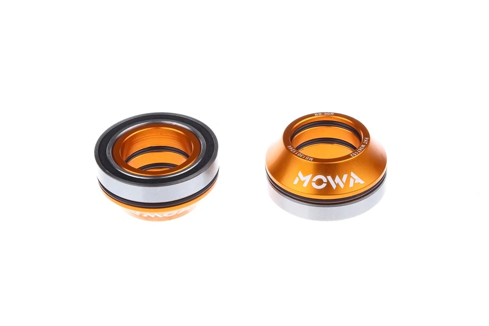 MOWA Road MTB Cycling BB30 Bottom Bracket to Shimano 24mm BB Adapter Orange - Image 2 of 4