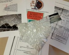 Shuttle Columbia Space Flown SIP Pad con documenti!!!