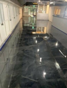 Metallic Epoxy Resin Marble Effect Double Garage Flooring Kits