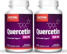 Jarrow Formulas Quercetin 500mg Vegetarian Dietary Supplement 100 Caps pack of 2