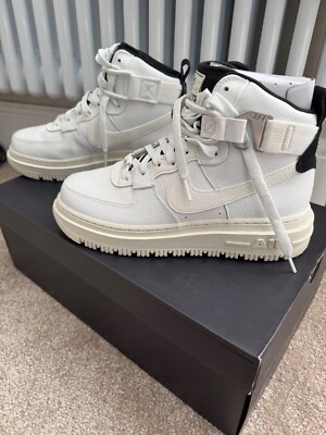 Nike Air Force High Utility Summit White Trainers UK Size